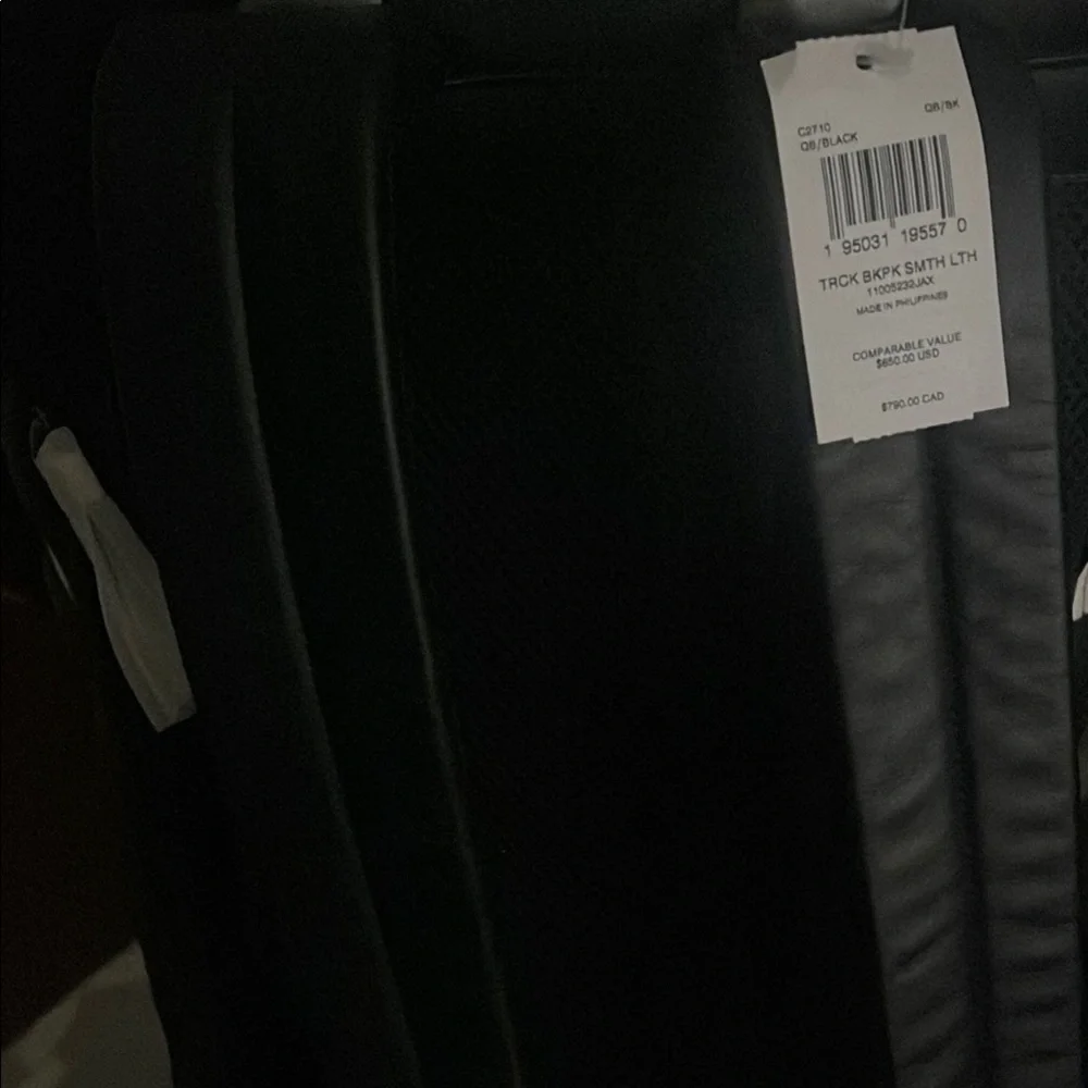 Coach Men's Backpack in Black and White - Picture 2 of 2